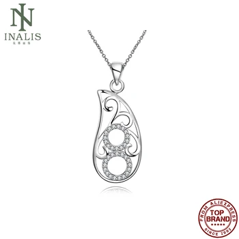 INALIS Epocă Picături de Apă Colier Argint, Design de Culoare Coliere Pentru Femei Bijuterii de Moda de Vânzare cele mai Bune Ziua Îndrăgostiților Cadouri