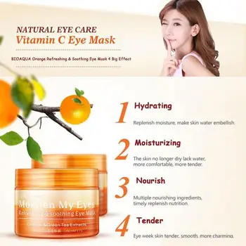 Țesutul Patch-uri Pentru ochi cu vitamine și ceai verde bioaqua C Masca (36 piese) de vitamina Ochiului extract D0I9