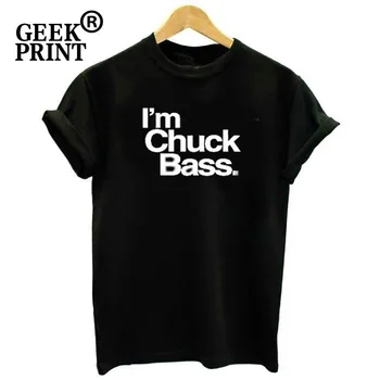 Eu SUNT Chuck Bass Amuzant Scrisoare Femeie Top Tricou Gossip Girl T Shirt Tee Tricou Femei de Moda Tricouri Dropshipping