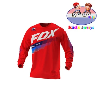 2021 Noi Copii iute Uscat Motocross Jersey Downhil Mountain Bike de DH Tricou MX Motocicleta Îmbrăcăminte huup fox MTB jersey T-Shirt