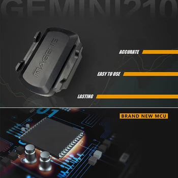 Magene calculator de Biciclete vitezometru S3+ Senzorul de Cadență H64 ANT+ Bluetooth Viteză pentru Strava Garmin iGPSPORT Dual Senzor