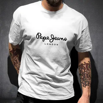 Homme Tricou Brand pentru Bărbați T-shirt Bumbac Streetwear Hip Hop Imprima O-gât Bărbați Femei Casual de Vara T-shirt de sex Masculin Supradimensionat Teuri Topuri