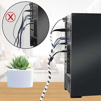 1 buc Cablu de Date Finisare Maneca uz Casnic Organiza Protecție Cablu de Finisare Maneca Strorage Accesorii