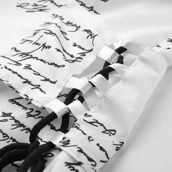 2021 Noi Femei-linie de Partid Rochie Mini cu Maneca Lunga Scrisoare de Imprimare Montate pe Talie în Formă de Casual, Rochii Elegante Noua Moda Rochie
