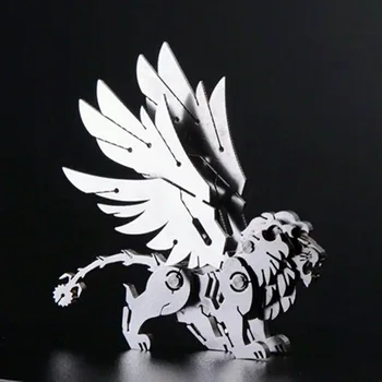 3D Metal Model de Puzzle DIY Asamblate Regele Scorpion Dragon Puzzle Detasabila Puzzle Zodiac Oțel Warcraft Model Ornament Dropship