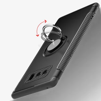 Armura Magnetic Deget Inelul Suport Telefon Caz Pentru Samsung S10 5G nota 8 9 10 S20 NOTA 20 Suport Auto Capacul din Spate Coajă de Protecție