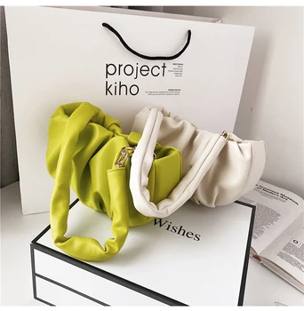 Brand de lux Cutat Axila sac de Mici 2021 Nou Moale din Piele PU pentru Femei Geantă de mână de Designer Lanț de Umăr Geanta Messenger