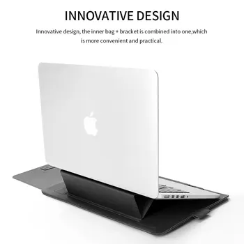 Geanta de Laptop Pentru Macbook Air Retina Pro 11 12 13 14 15 15.6 inch, din Piele PU Laptop Maneca Caz Pentru Xiaomi HP Dell Huawei Matebook