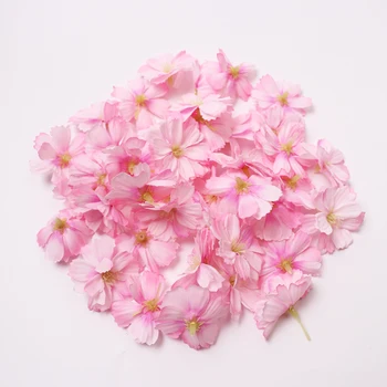 Fierbinte 20/40 buc 4.5 cm daisy floare capul mini matase flori artificiale decor acasă decor de nunta DIY cununa frizură