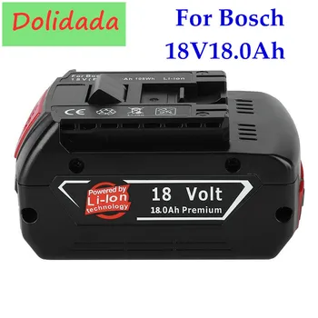 18V18000mAh baterie Reîncărcabilă Li-ion Baterie Pentru Bosch 18V 18.0 Ah Baterie de Rezervă Portabil de Înlocuire BAT609 Indicator luminos