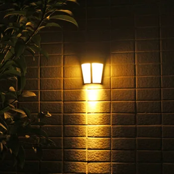 6 LED Solar Senzor de Mișcare lumini de Perete Iluminat Exterior Gradina Decora Gard led lumina reflectoarelor Scara Cale rezistent la apa lumina Soarelui