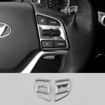 ABS Mat Pentru Hyundai Tucson 2016 2017 Masina Volan Paiete Capac Ornamental de Styling, Accesorii Decor 2 buc