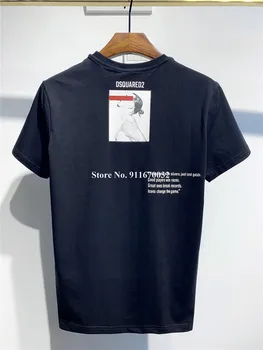Dsquared2 T-Shirt D2 Oameni de Imprimare de Top Teuri Dsq2 Maneci Scurte DT817