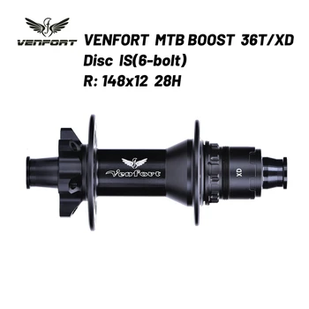 VENFORT M350 DT swiss Star Clichet butuc MTB BOOST 148 mm 28/32H 6-Bolt pentru HG SRAM XD Micro Spline 12 viteza hub-uri