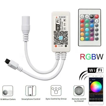Mini Wifi RGB Bluetooth IR Rgb-Controler de la Distanță fără Fir Setați Întrerupătorul de Benzi cu LED-uri de Lumină pentru 5050 2835 Bandă Led Benzi Lampa
