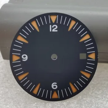 31mm albastru negru cadran de ceas se potrivește Seiko NH35NH36 automată mișcare mecanică