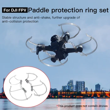 1set Cu Bratul de Armare din Plastic Portabil Propeller Guard Anti-coliziune Anti-agitare, Pentru DJI FPV Combo Drone Accesorii