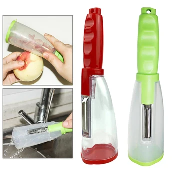 1 buc Oțel Inoxidabil Fructe aparate de curațare cu Recipient multifuncțional Peeling Mașină pentru Cartofi Morcov cu Mere