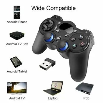 Mai nou 2.4 G Wireless Gamepad Pc Joystick Gamepad Pc Android Suporta Controller Inteligent de Rețea TV Set-Top Box PC, Telefoane Android