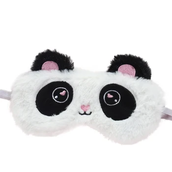 1 buc Alpaca Panda Umbrire Masca de Ochi Moale de Pluș Ochi Drăguț Masca de Somn pentru Fete Dormit Noaptea Accesorii