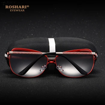 ROSHARI A41 Femei ochelari de Soare Polarizat Retro de Lux Doamnelor Designer de Brand de Moda Ochelari de Soare Ochelari de oculos de sol