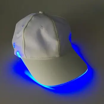 2021 Noua Moda Unisex Culoare Solidă Luminoasă cu LED-uri Șapcă de Baseball Petrecere de Crăciun pălărie