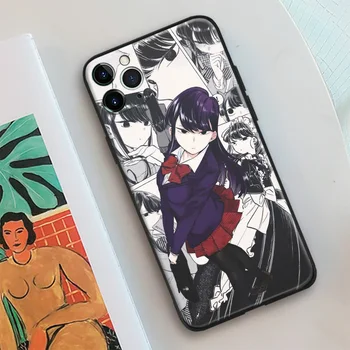 Komi Shouko Komi San Anime Silicon Moale Telefon de Sticlă Acoperi Caz Shell Pentru IPhone 6 SE 6s 7 8 Plus X XR XS 11 12 Mini Pro Max