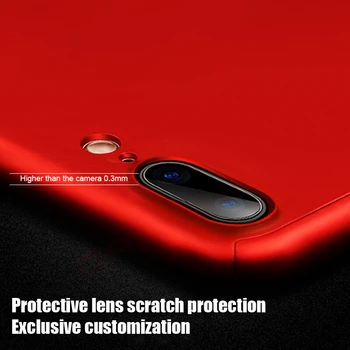 360 Acoperire Completă Telefon Caz Pentru iPhone 7 6 6s 8 Plus 5 5s SE husa de Protectie Pentru iPhone 7 8 Plus 11 Pro XS MAX XR Caz Cu Sticla