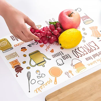 Non-Alunecare de Izolare Placemat Coaster Bucătărie PVC Tabelul Mat Copil Tacamuri Desene animate Masa Disc Pad Acasă Accesoriu Decor