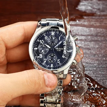 HAIQIN Ceasuri Barbati Brand de Lux Cuarț Bărbați Moda Clasic Ceasuri Cronograf Militare ceas din Piele Relogio Masculino