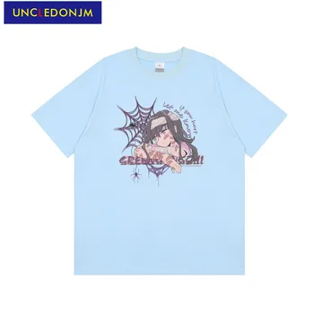 UNCLEDONJM Anime tricou streetwear harajuku grafic teuri Topuri de vara Tricouri Desene animate print t shirt pentru femei graphic t shirt Z2118