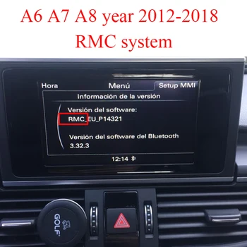 Wireless Apple CarPlay, Android Auto Oglindă Inversă Interfață de aparat de Fotografiat Pentru Audi A6 C7 RMC Sistem 2012 2013 2016 2017 2018
