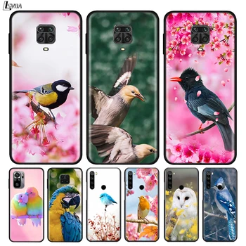 Capac de silicon Flori de Primăvară Păsări Pentru Xiaomi Redmi Note 10 10 9 9C 9 Pro Max 9M 8T 8 7 6 5 Pro 5A 4X 4 Telefon Caz