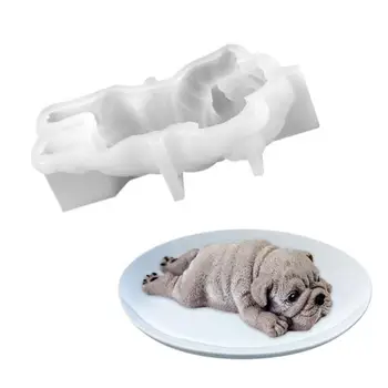 Mucegai silicon Pentru Câine Destul de Mousse de Tort 3D Shar Pei Mucegai Înghețată, Jeleu, Budinca de Explozie Cooler Fondant Instrument de Decor Consumabile
