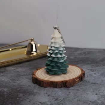Mare 3D DIY Decorare Pom de Crăciun Silicon Lumânare Mucegai Formă Manual Rășină Meserii Lut Matrite Instrumente de Decor Furnizor