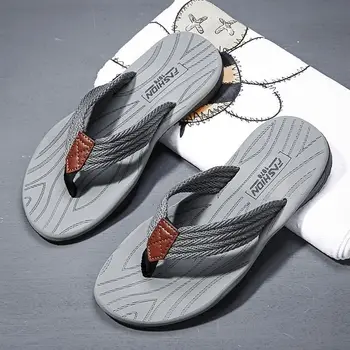 WEH Vara Plaja Barbati Flip-Flops, Papuci de Mini-dovada de Bună Calitate, Pantofi de moda Moale Confortabil Mens Pantofi pentru bărbați papuci de mari dimensiuni