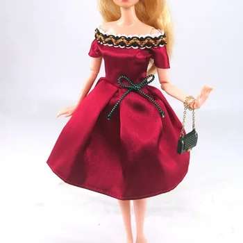 Haine papusa de Moda Handmade 9 Stil Rochii de Printesa Frumoasa Floare de Model Fusta Haine pentru Barbie Papusa Accesorii Jucarii