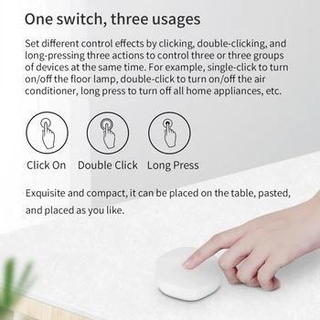 Zigbee Wireless Smart Switch Smart Home multi-legătura scenă Telecomanda Smart Switch Buton de Lucru Cu Alexa de Start Google