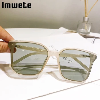 Imwete Epocă Supradimensionat ochelari de Soare Patrati Femei Barbati Retro Designer de Brand de Conducere Ochelari de Soare în aer liber Ochelari Nuante UV400