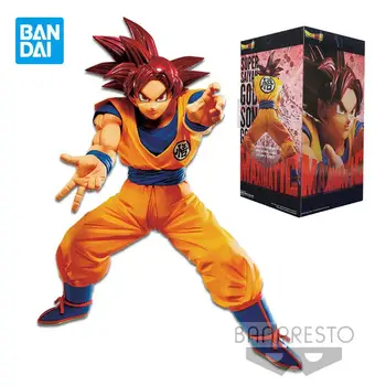 Original Banpresto Dragon Ball Z Figura Anime Maximatic Goku Părul Roșu Figurina Pvc De Colectie Jucarii Model