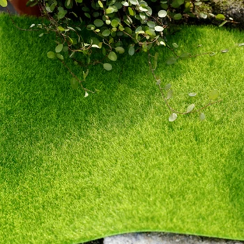 Iarbă artificială Mat Moss Gazon Pentru Casa in Miniatura Grădină Etaj DIY Ciuperci Ambarcațiuni Bonsai Oală Zână Păpuși 15x15cm
