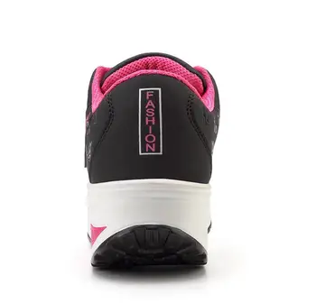 Femei Adidași 2019 Impermeabil Respirabil Pene Platforma Vulcaniza Pantofi Femei Pu Piele Pantofi Casual tenis feminino