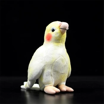 Papagal Drăguț De Păsări De Pluș Jucarii Moale Viața Reală Budgie Dragoste Pasăre Umplute Animale Decor Acasă De Colectare De Jucării Pentru Copii Cadouri De Craciun