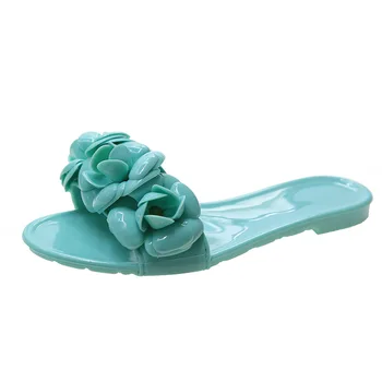Vara 2021 Moda pentru femei pantofi de plaja si de Mare calitate florale Jeleu papuci de casă EU35-40 dimensiune BY834