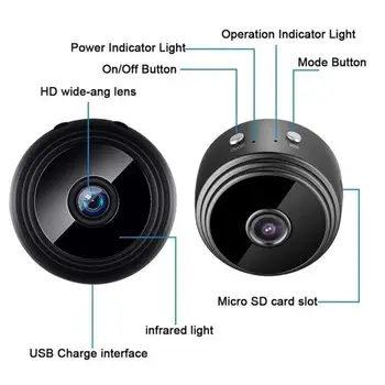 1080P Wifi Mini Camera Ip de Exterior Noaptea Versiune Micro Camera Video Recorder Video Hd Wireless Mini camere Video de Securitate Acasă
