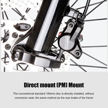 Frână de bicicletă MTB Hidraulic de Frânare Disc de Frână Munte Clemă Frâne modernizate MT315 cu 2 Pistoane 3-Deget Manete de Frana