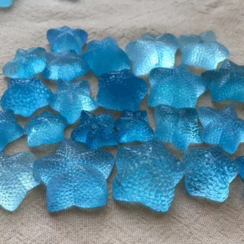 Cristal, Sculptură Naturală Albastru Acvamarin Clar Pandantiv Star Sculptate Pietre Semipretioase Acvamarin Prime Minerale De Cuarț