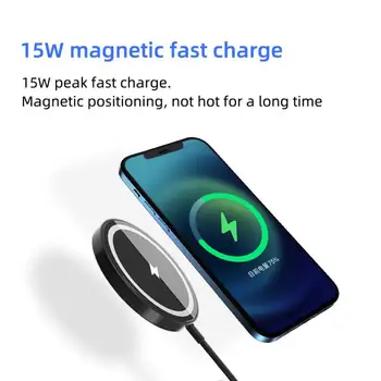 15W Magnetic Wireless Încărcător Pentru IPhone 12 Pro Max 12pro Qi Încărcător Rapid Pentru IPhone 12 11 Pro XS Max XR X Mini USB C Rapid Responsa