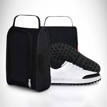 Pantofi De Golf Sac Respirabil Portabil Rezistent La Apă Cu Fermoar Pantofi Caz Transportatorul Pantofi De Golf Titularii În Aer Liber