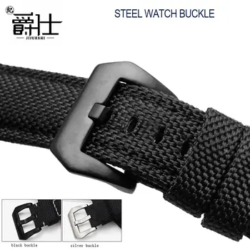 2in 1 Nailon și piele watchband 20 22 24 26 mm panza de Înlocuire nou fierbinte bracelert pentru PAM111 441 accesorii ceas